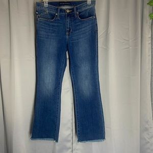 Blue Denim Boot Cut Jeans. Size 6